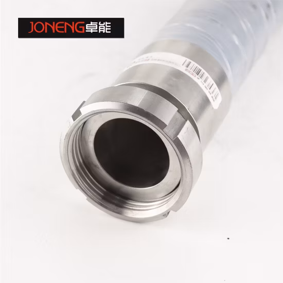 Stainless Steel Sanitary Water High Pressure Triclover Flexible Flex Metal Exhaust Braided Reinforced Corrugated Rubber SAE 100 R14 Pipe Tube Hose (JN-HS1001)