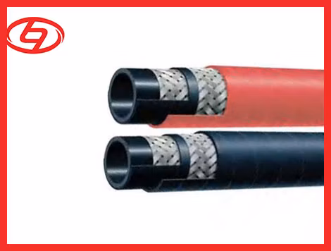 Fio de aço EPDM de alta temperatura 270 Psi trançado Mangueira de vapor industrial de alta pressão para turbina a vapor secador Transferência de longa vida de vapor saturado Resista ao calor